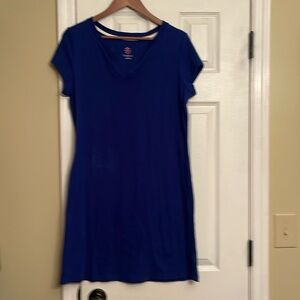 Isaac Mizrahi tshirt blue dress Anthropologie small $59